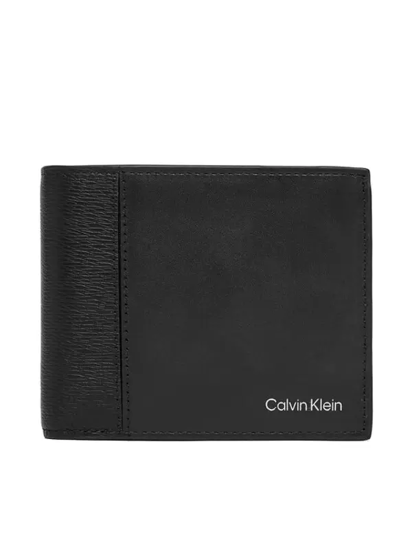 Calvin Klein Calvin Klein Novčanik Refined Mix Billfold W Coin LV04D1304G Crna