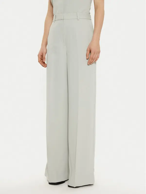 Calvin Klein Calvin Klein Palazzo hlače K20K207876 Siva Wide Leg