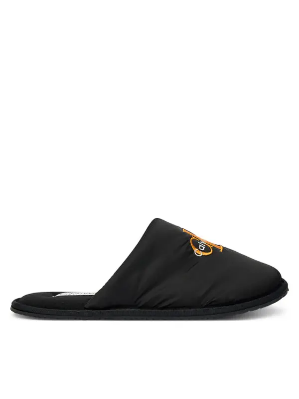 Calvin Klein Calvin Klein Papuče Hotel Slipper Mono Embro YM0YM01392 Crna