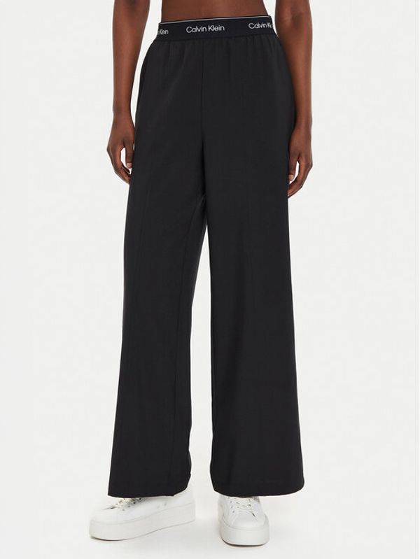 Calvin Klein Performance Calvin Klein Performance Donji dio trenerke 00GWF4P606 Crna Wide Leg