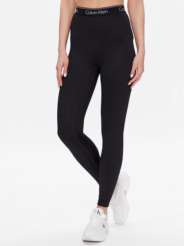 Calvin Klein Performance Calvin Klein Performance Leggings 00GWS3L605 Crna Slim Fit
