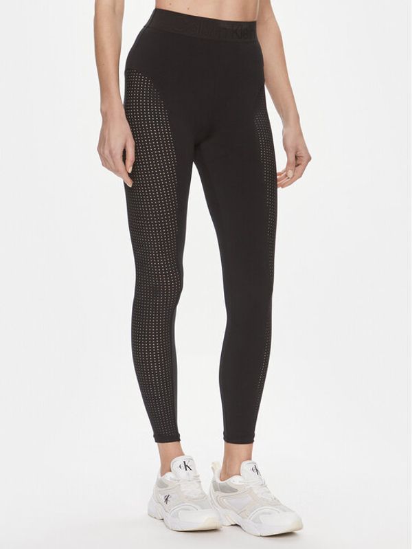 Calvin Klein Performance Calvin Klein Performance Leggings 00GWS4L631 Crna Slim Fit