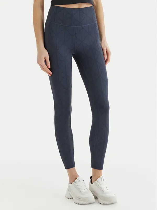 Calvin Klein Performance Calvin Klein Performance Leggings LVGWS6L645 Tamnoplava Slim Fit