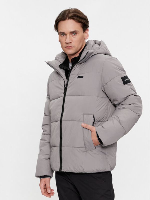 Calvin Klein Calvin Klein Pernata jakna Crinkle K10K110336 Siva Regular Fit