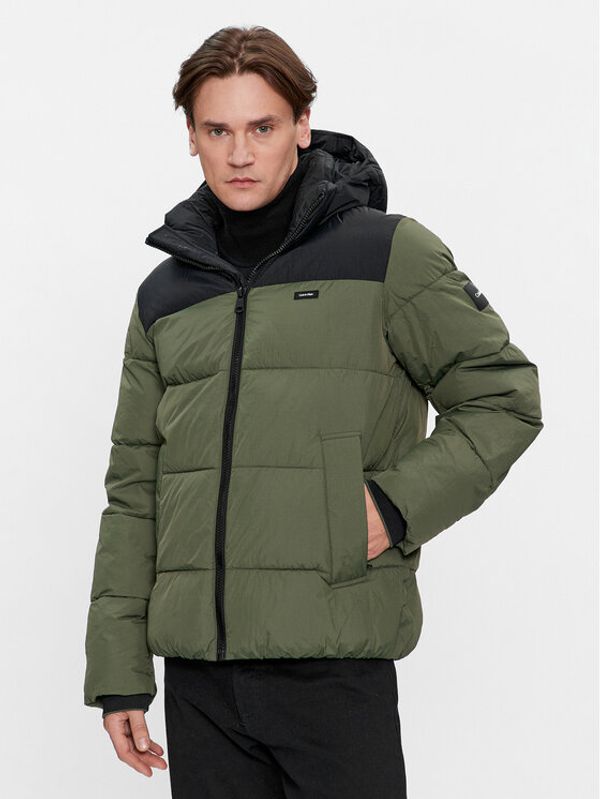 Calvin Klein Calvin Klein Pernata jakna Crinkle K10K112227 Zelena Regular Fit