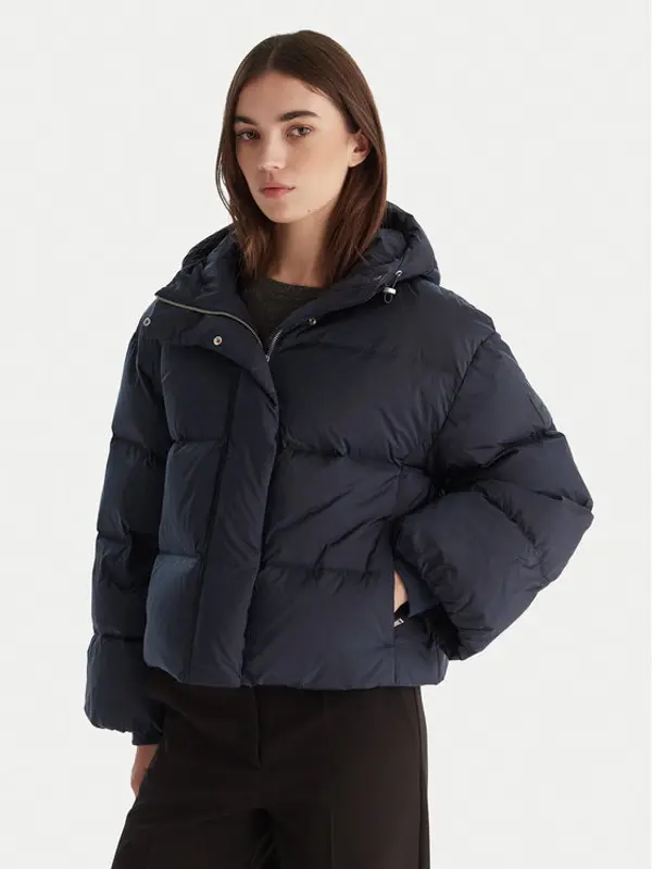Calvin Klein Calvin Klein Pernata jakna LV044D525G Tamnoplava Relaxed Fit