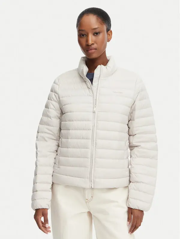 Calvin Klein Calvin Klein Pernata jakna LV044G502G Svijetlo bež Regular Fit