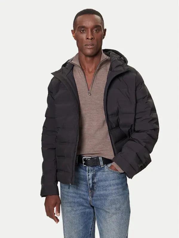 Calvin Klein Calvin Klein Pernata jakna LV04LD521G Crna Regular Fit