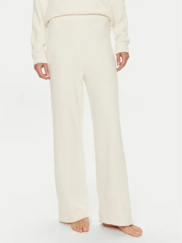 Calvin Klein Calvin Klein Pidžama hlače 000QS7338E Écru Relaxed Fit