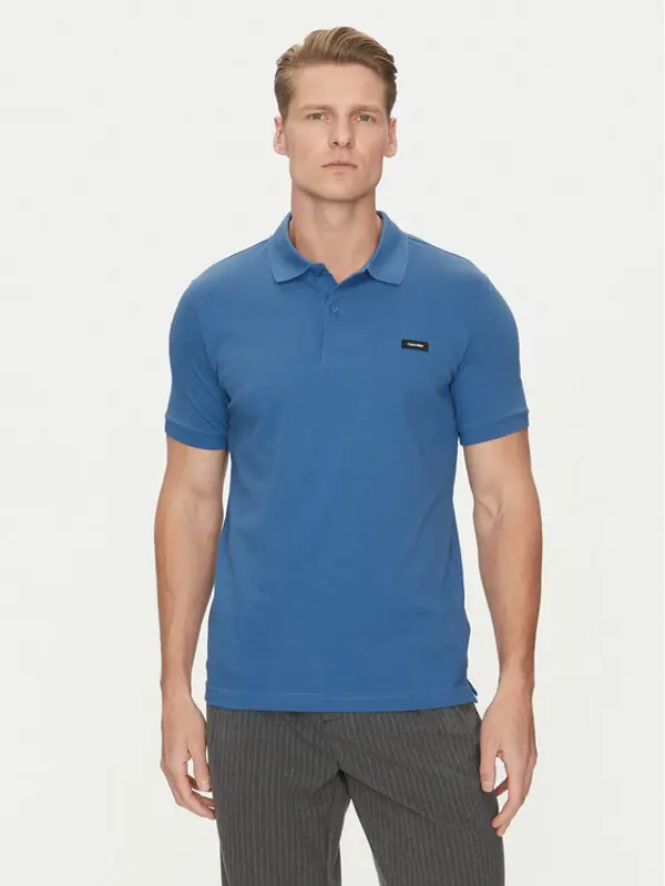 Calvin Klein Calvin Klein Polo K10K111196 Plava Slim Fit