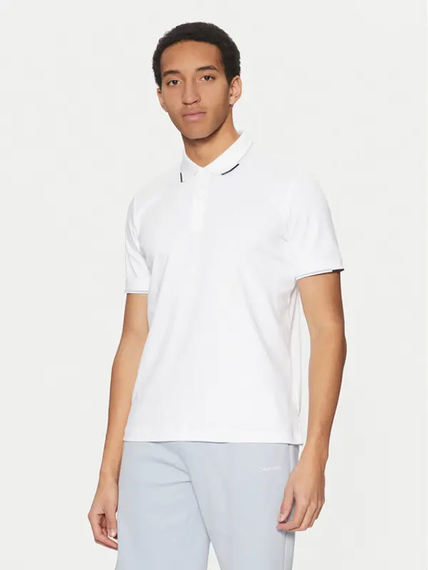 Calvin Klein Calvin Klein Polo K10K114130 Bijela Regular Fit