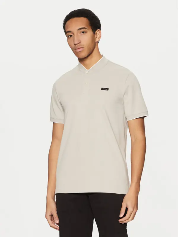 Calvin Klein Calvin Klein Polo K10K114139 Bež Regular Fit