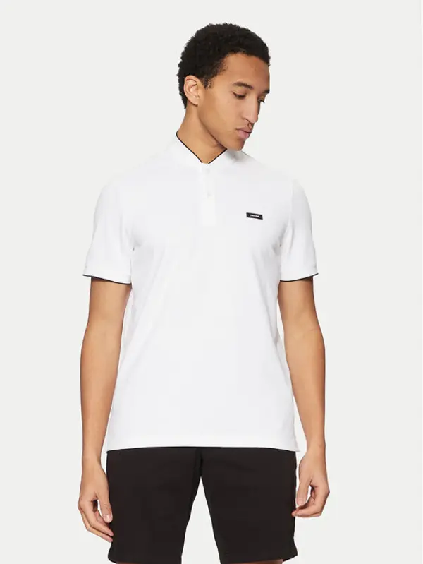 Calvin Klein Calvin Klein Polo K10K114139 Bijela Regular Fit