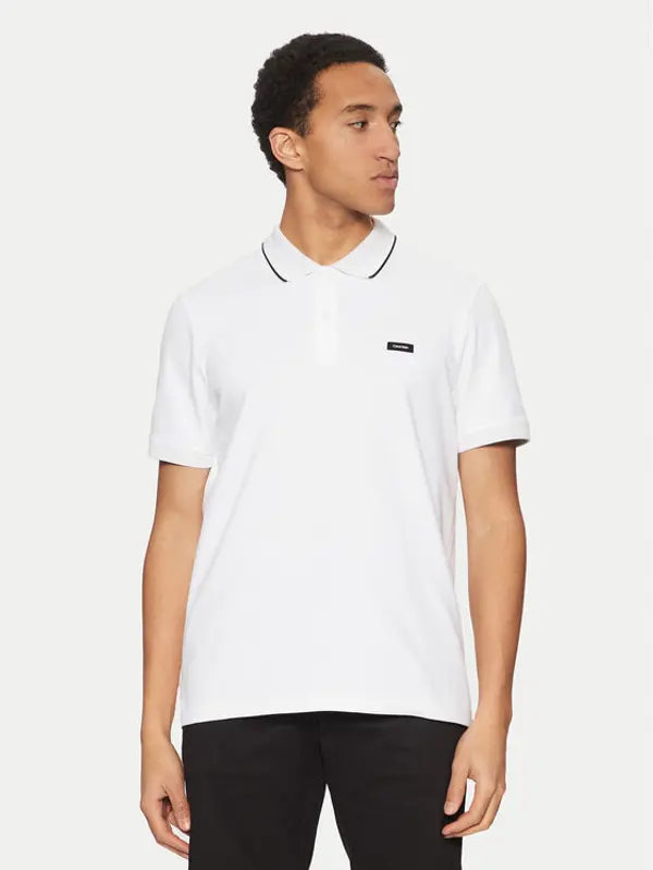 Calvin Klein Calvin Klein Polo K10K114141 Bijela Regular Fit