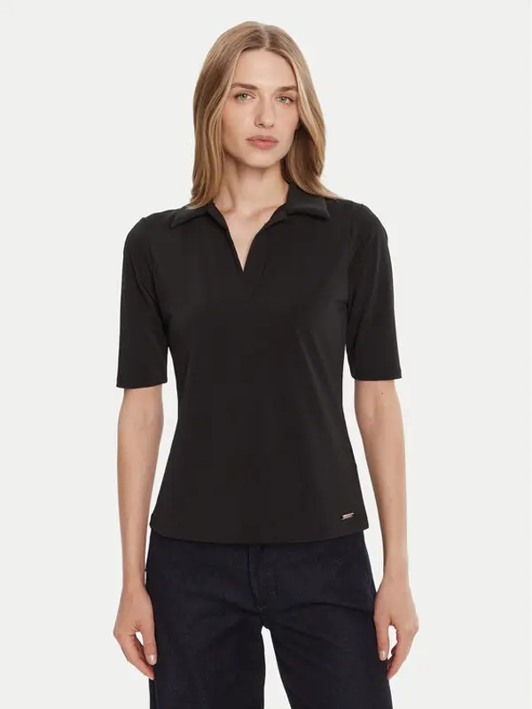 Calvin Klein Calvin Klein Polo LV044C221G Crna Slim Fit