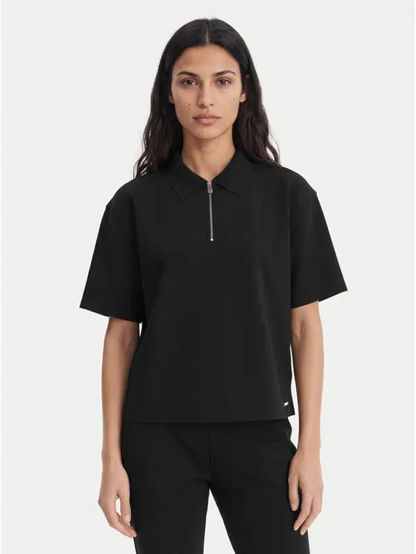 Calvin Klein Calvin Klein Polo LV044E241G Crna Relaxed Fit