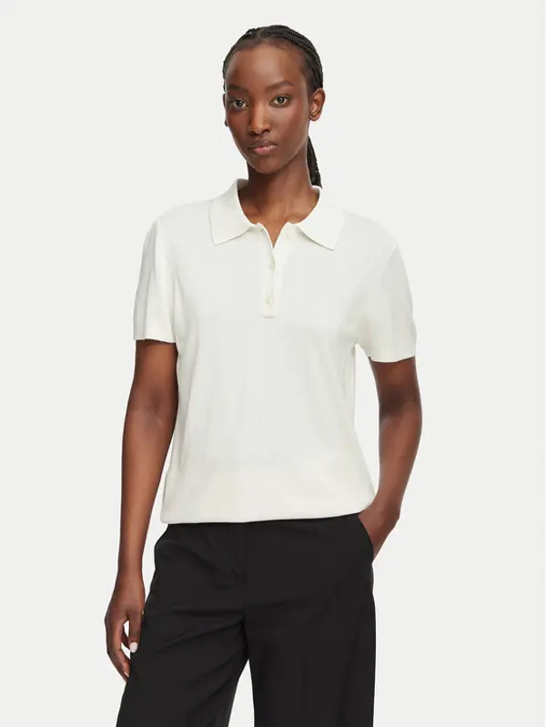 Calvin Klein Calvin Klein Polo LV044G311G Krem Slim Fit