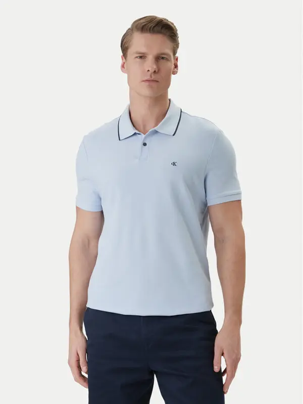 Calvin Klein Calvin Klein Polo LV04LC239G Svijetloplava Regular Fit