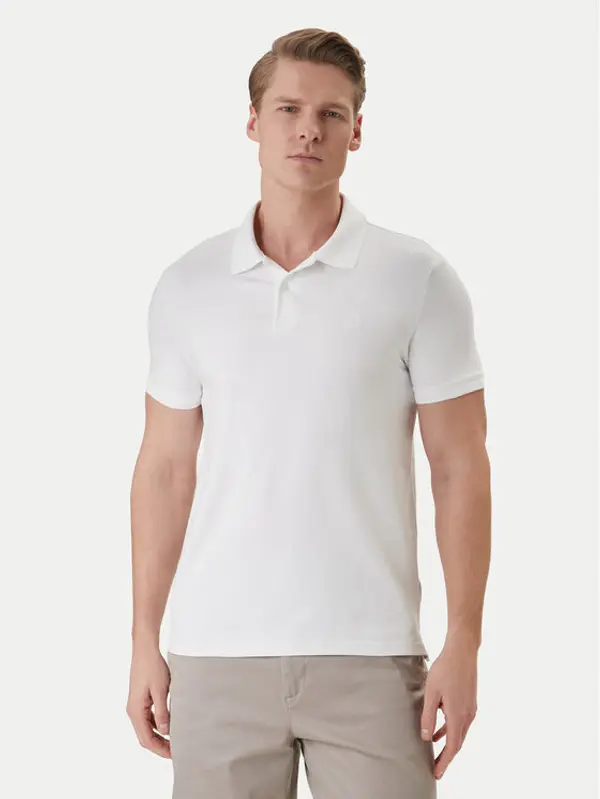 Calvin Klein Calvin Klein Polo LV04LC254G Bijela Slim Fit