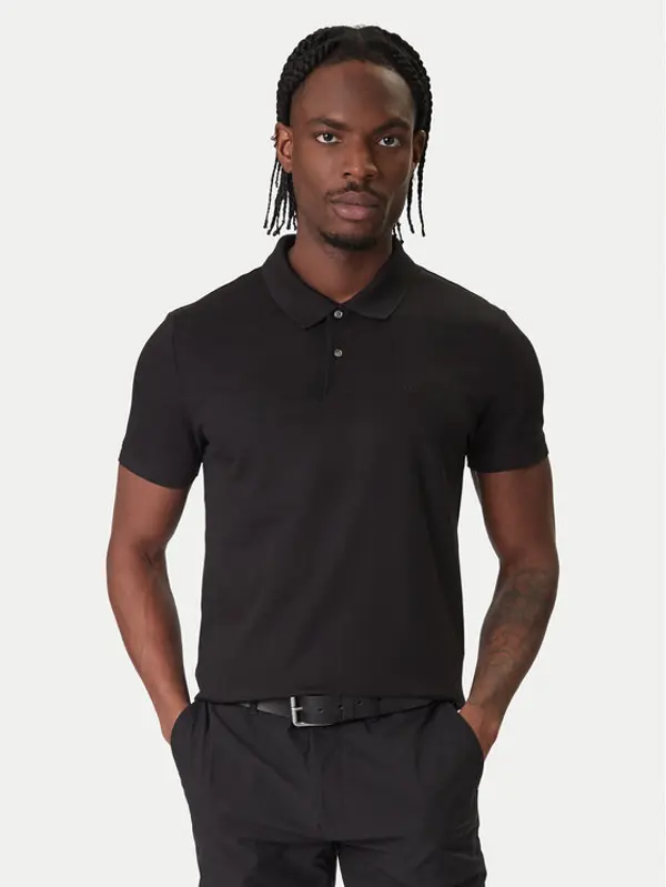 Calvin Klein Calvin Klein Polo LV04LC254G Crna Slim Fit