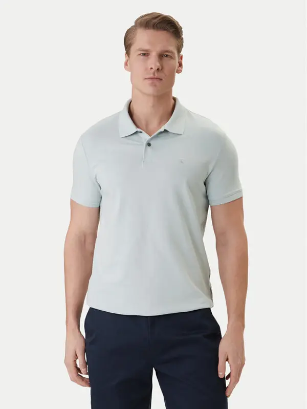 Calvin Klein Calvin Klein Polo LV04LC254G Zelena Slim Fit