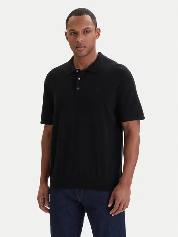 Calvin Klein Calvin Klein Polo LV04LC326G Crna Regular Fit