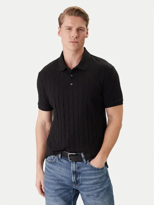 Calvin Klein Calvin Klein Polo LV04LE203G Crna Regular Fit