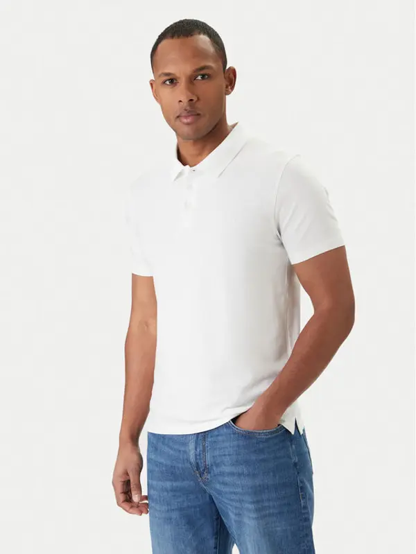 Calvin Klein Calvin Klein Polo LV04LF200G Bijela Slim Fit