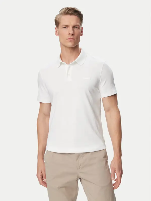 Calvin Klein Calvin Klein Polo LV04LH204G Bijela Regular Fit