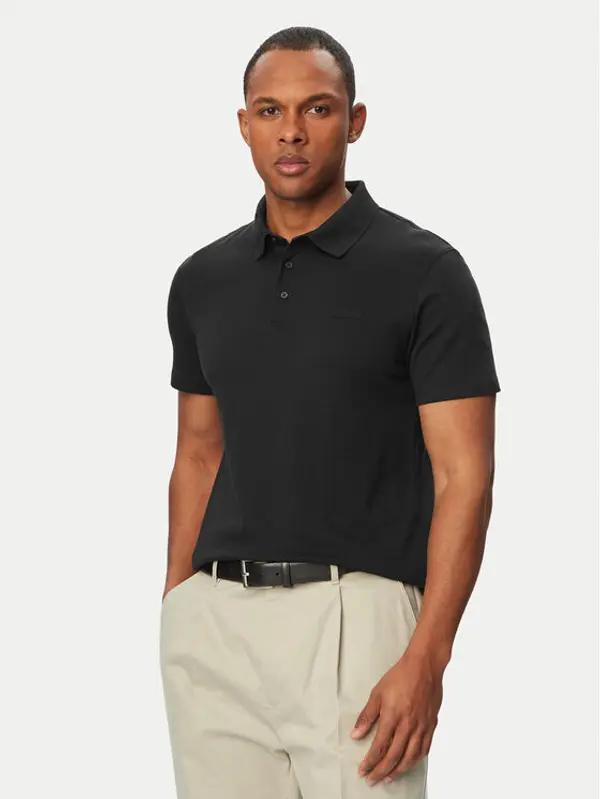 Calvin Klein Calvin Klein Polo LV04LH204G Crna Regular Fit