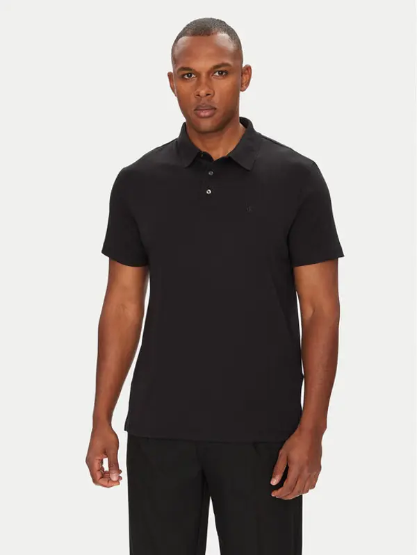 Calvin Klein Calvin Klein Polo Supima LV04LB276G Crna Regular Fit