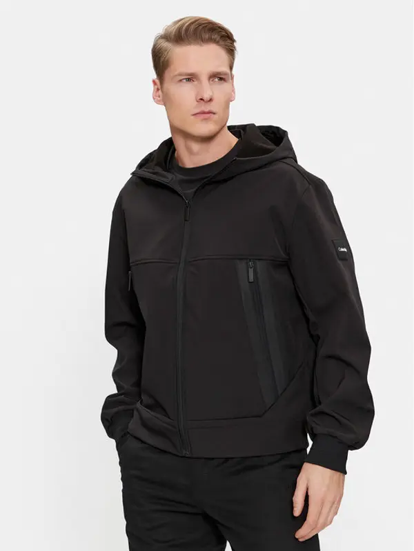 Calvin Klein Calvin Klein Prijelazna jakna K10K111026 Crna Regular Fit