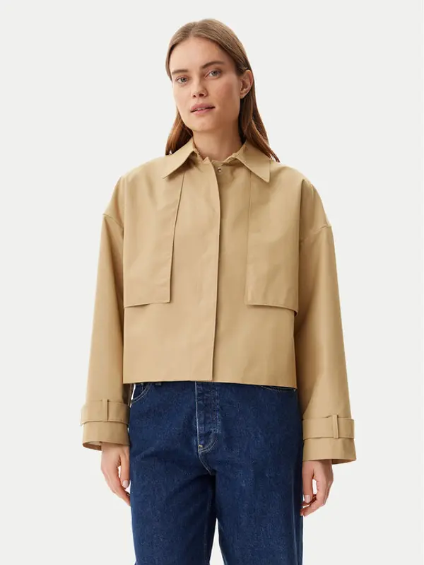 Calvin Klein Calvin Klein Prijelazna jakna K20K208379 Bež Relaxed Fit