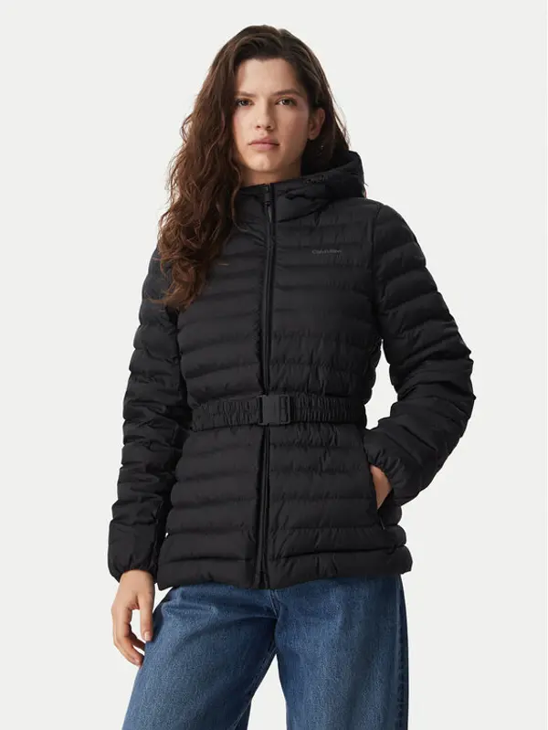 Calvin Klein Calvin Klein Prijelazna jakna LV044G504G Crna Regular Fit