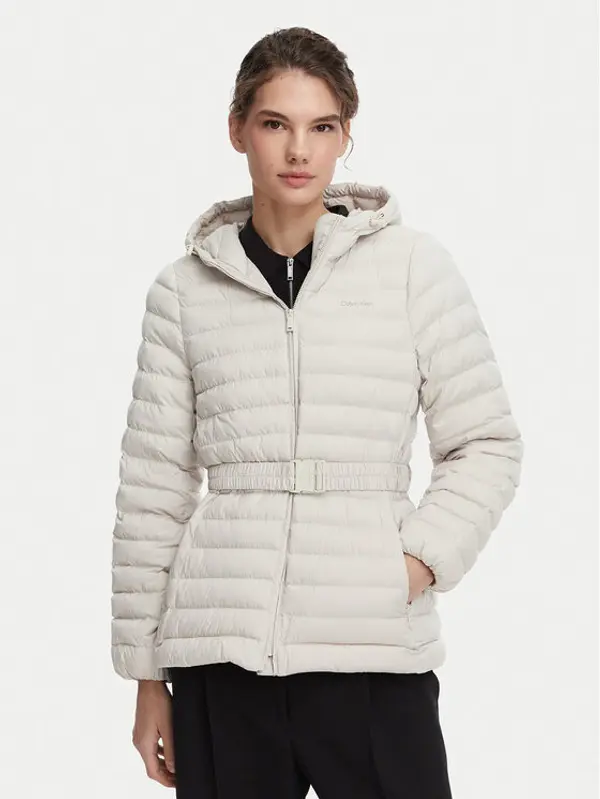 Calvin Klein Calvin Klein Prijelazna jakna LV044G504G Svijetlo bež Regular Fit