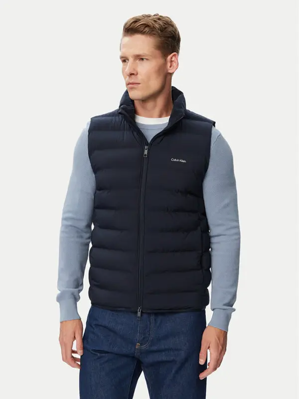 Calvin Klein Calvin Klein Prsluk Classic LV04LG504G Tamnoplava Classic Fit
