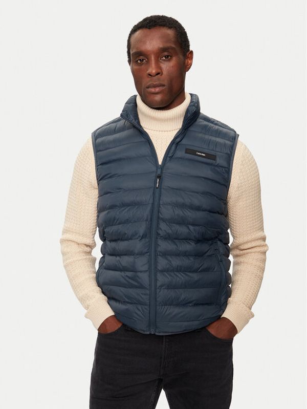 Calvin Klein Calvin Klein Prsluk K10K113470 Tamnoplava Regular Fit