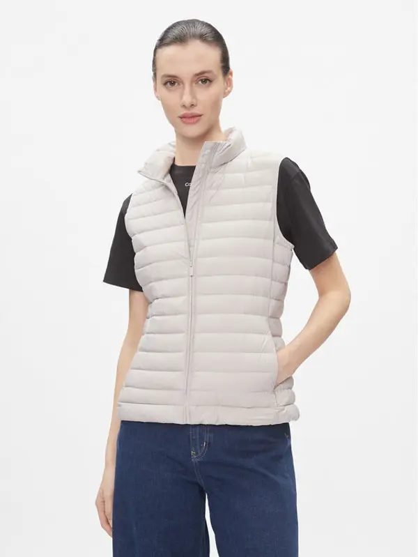 Calvin Klein Calvin Klein Prsluk Packable Super Lw Padded Vest K20K206325 Bež Slim Fit