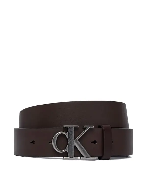 Calvin Klein Calvin Klein Remen Ck Buckle Smooth 35Mm LV04D7091G Tamno smeđa