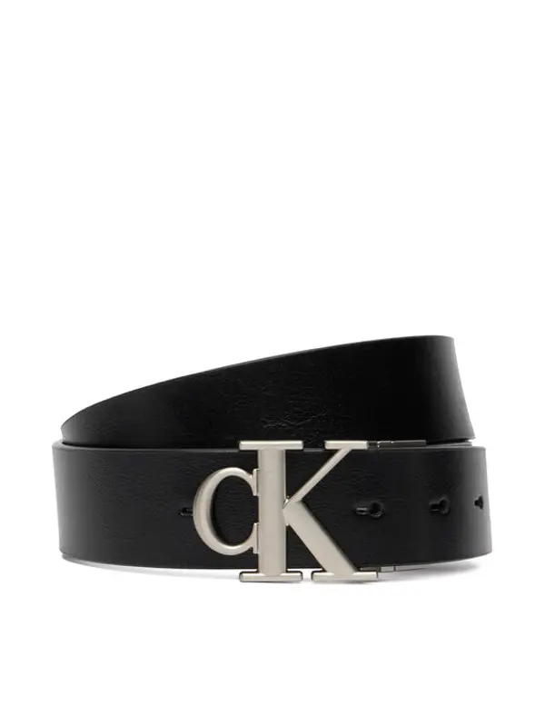 Calvin Klein Calvin Klein Remen Ck Buckle Tumbled 35Mm Adj/Rev LV04D7049G Crna