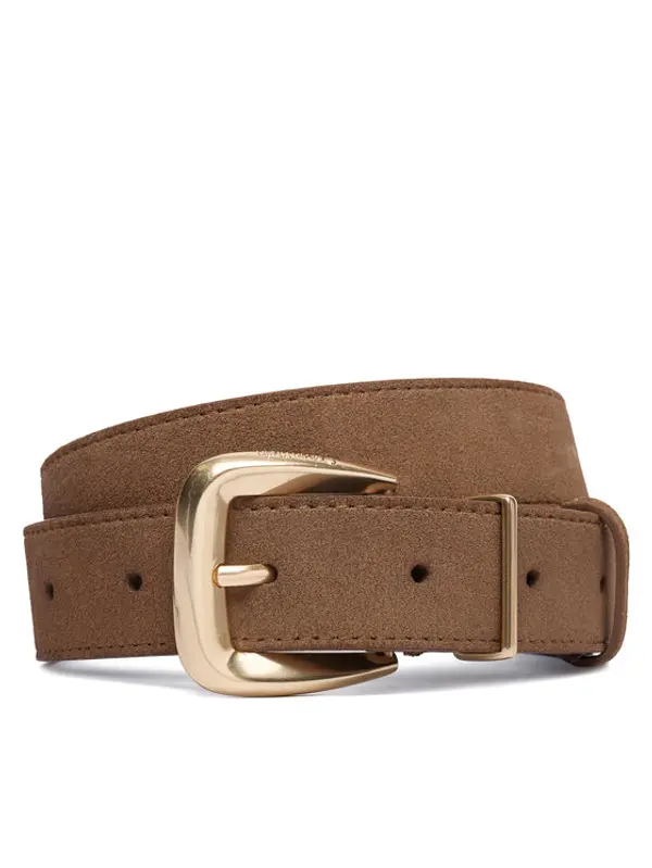 Calvin Klein Calvin Klein Remen Hw End Tip Buckle Suede 30Mm LV04F7114G Smeđa