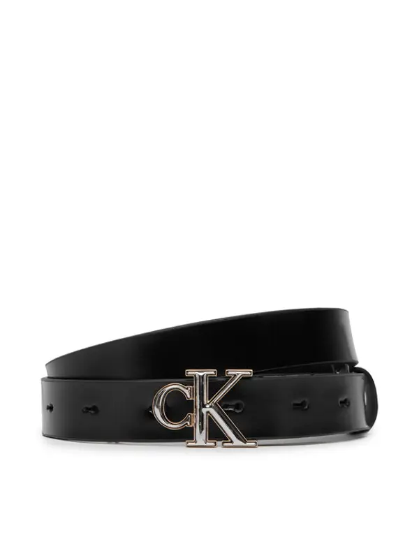 Calvin Klein Calvin Klein Remen Round Ck 2Color Buckle Smooth 25 LV04F7132G Crna