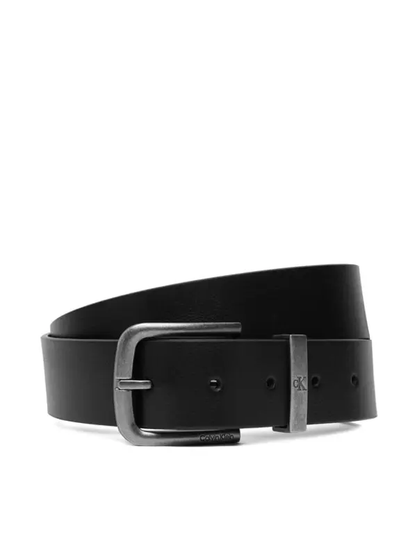 Calvin Klein Calvin Klein Remen Seasonal Logo Tumbled 35Mm Fixed LV04D7128G Crna