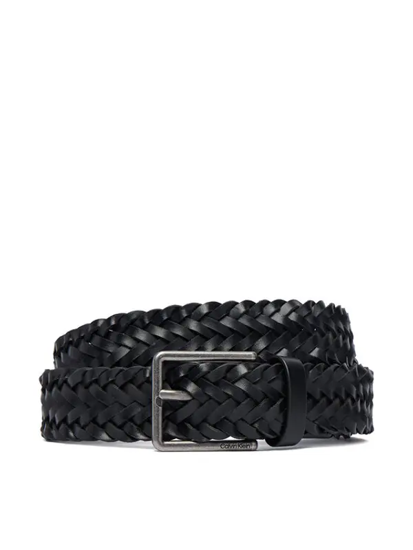 Calvin Klein Calvin Klein Remen Warmth Buckle Woven 35Mm Fixed - LV04D7061G Crna
