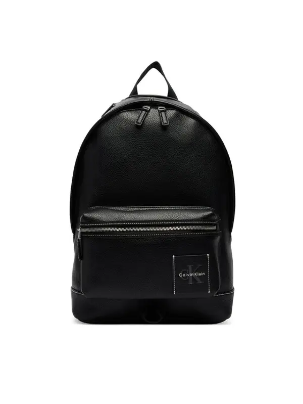 Calvin Klein Calvin Klein Ruksak Bold Pebble Round Backpack LV04D3425G Crna