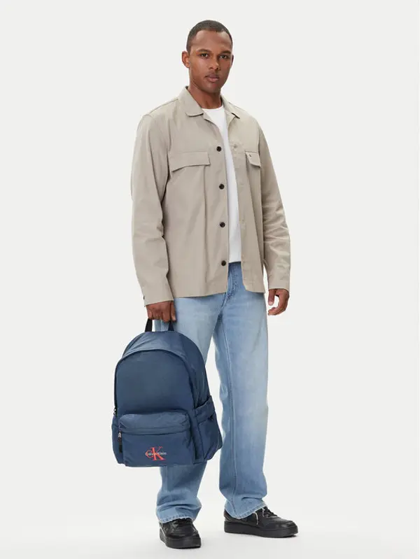 Calvin Klein Calvin Klein Ruksak Bold Round Backpack LV04D3114G Tamnoplava