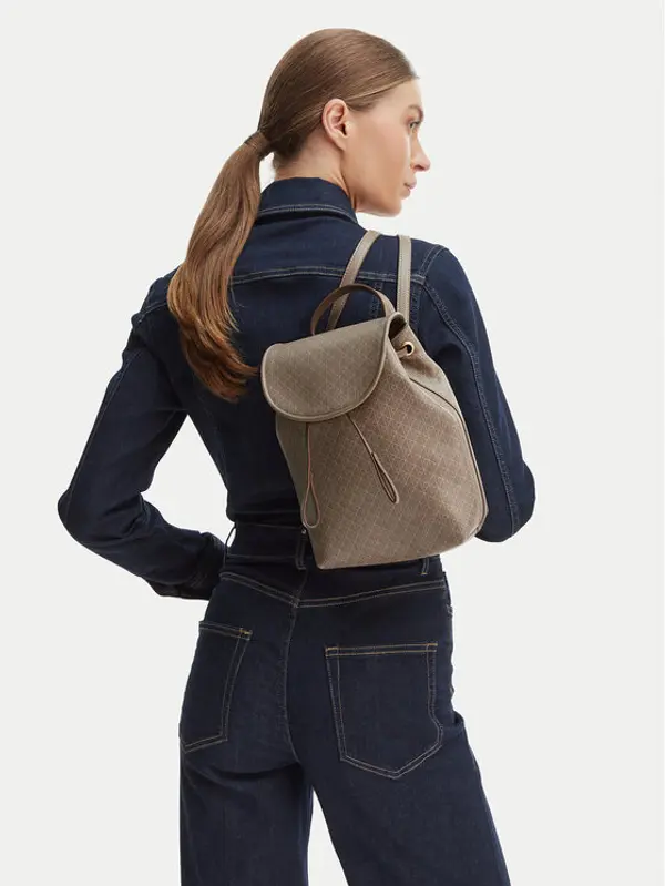Calvin Klein Calvin Klein Ruksak Emblem Aop Mini Backpack LV04F3507G Bež