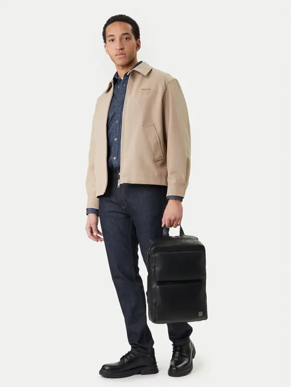 Calvin Klein Calvin Klein Ruksak Emblem Hw Slim Pocket Backpack LV04D3289G Crna