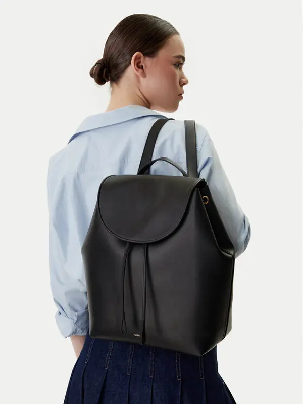 Calvin Klein Calvin Klein Ruksak Foil Logo Large Flap Backpack LV04F3505G Crna