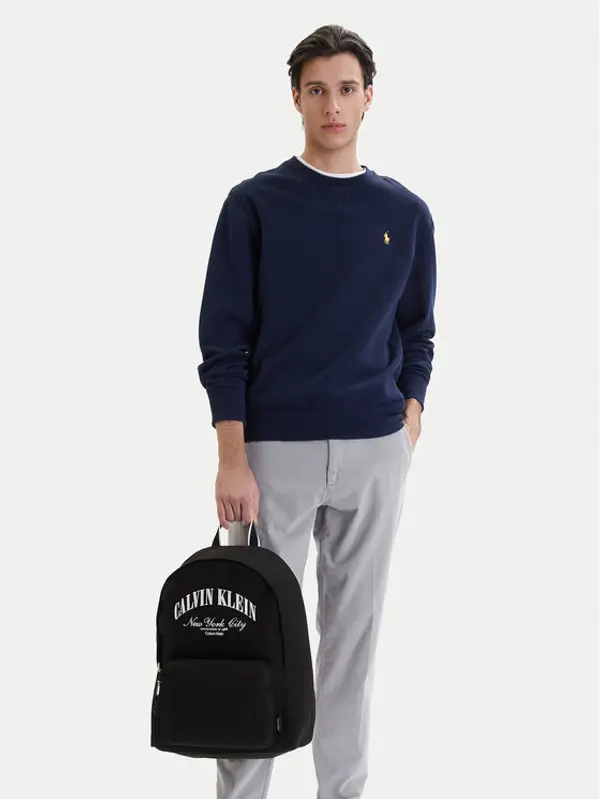 Calvin Klein Calvin Klein Ruksak Graphic Capsule Round Backpack LV04D3345G Crna